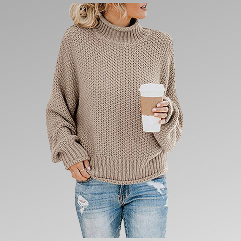Braelyn | High-Neck Knit Sweater