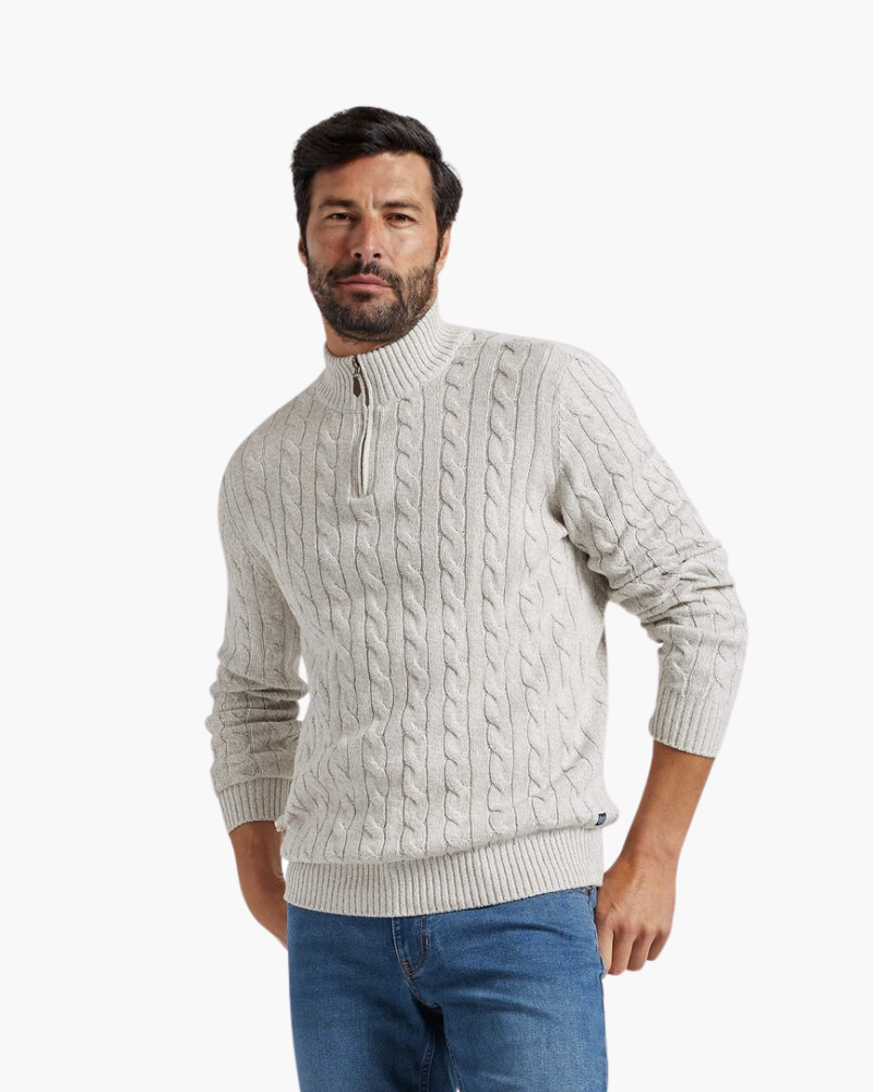 Thomas Tailor ™|Half Zip Sweater