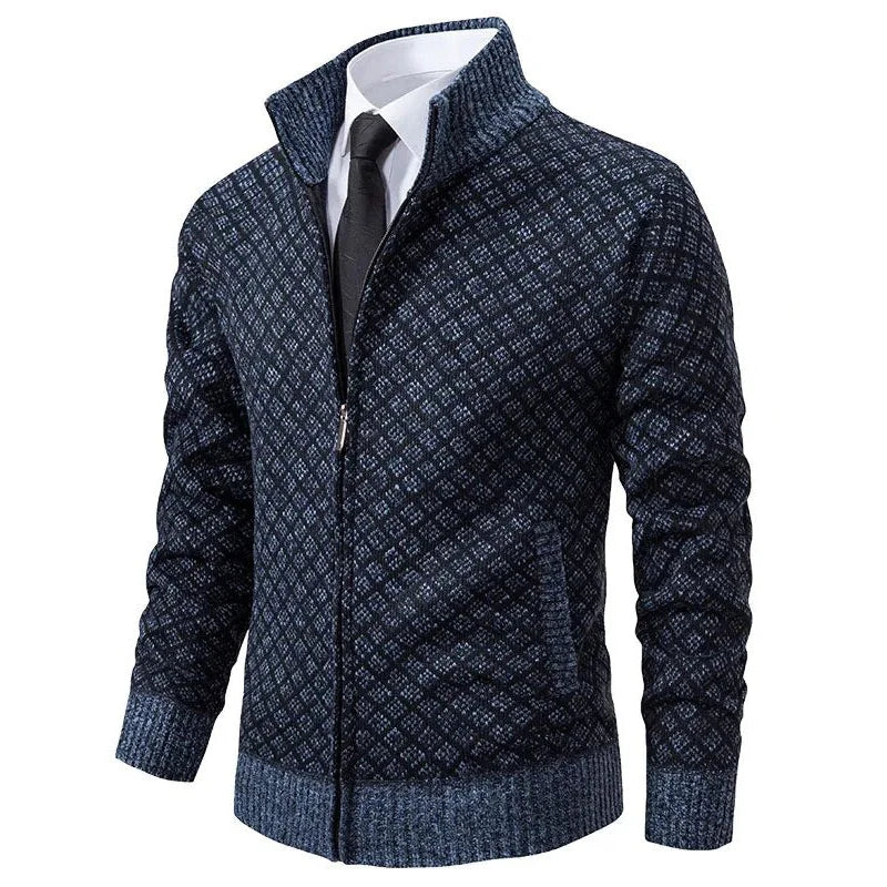 Thomas Tailor ™| Patterned Zip Cardigan