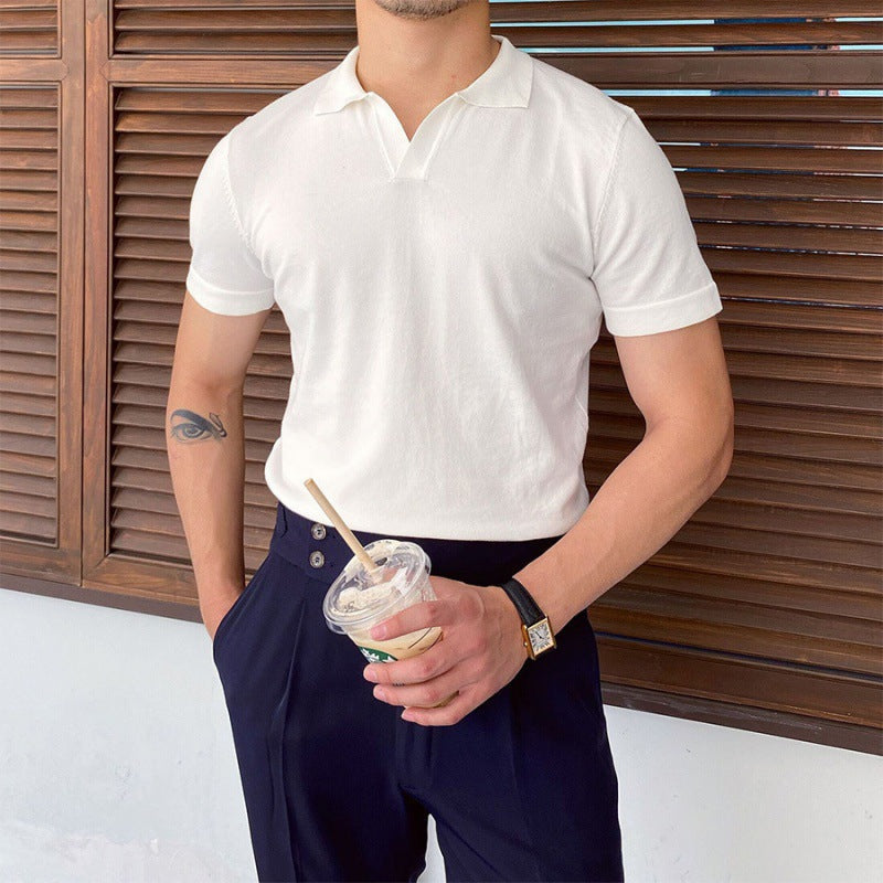 Thomas Tailor ™| V Collar Polo Shirt