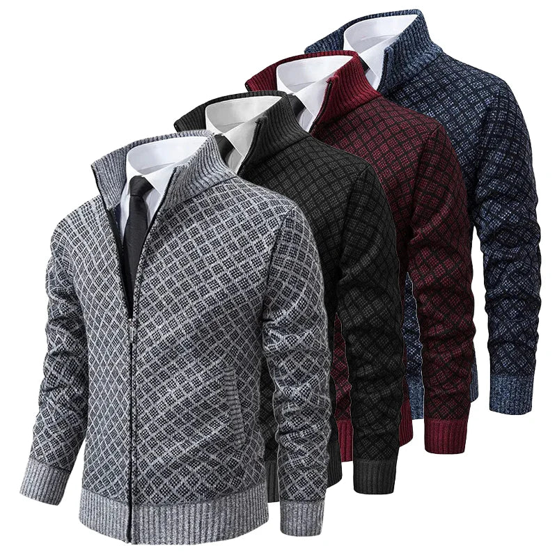 Thomas Tailor ™| Patterned Zip Cardigan
