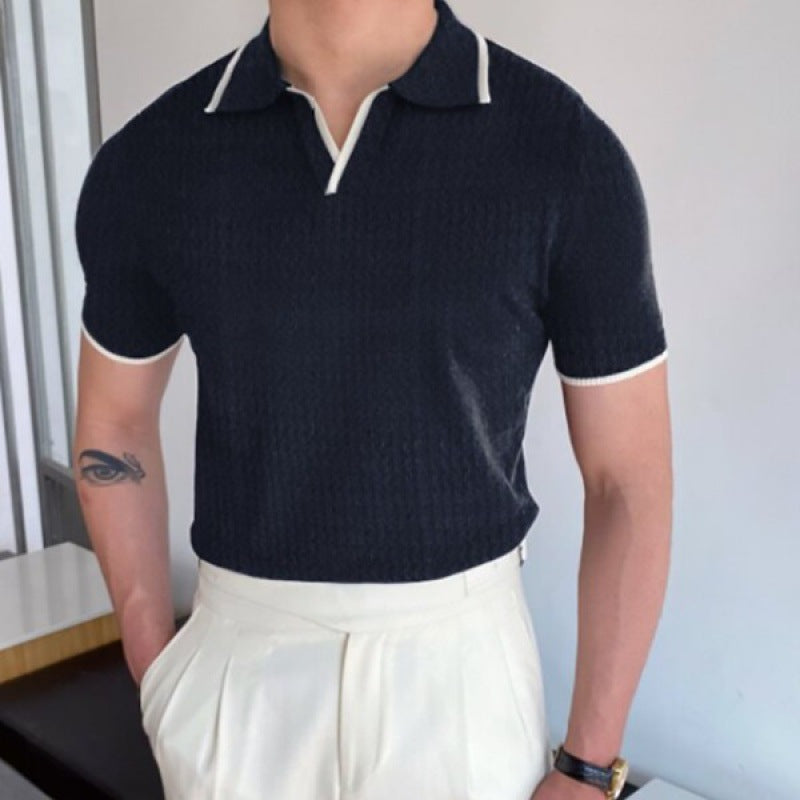 Thomas Tailor ™| V Collar Polo Shirt