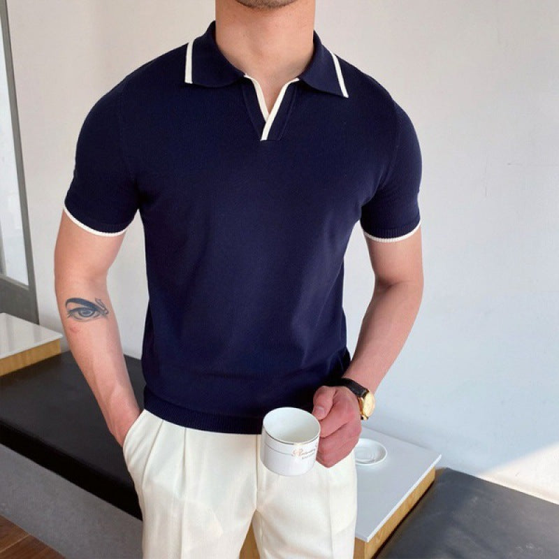 Thomas Tailor ™| V Collar Polo Shirt