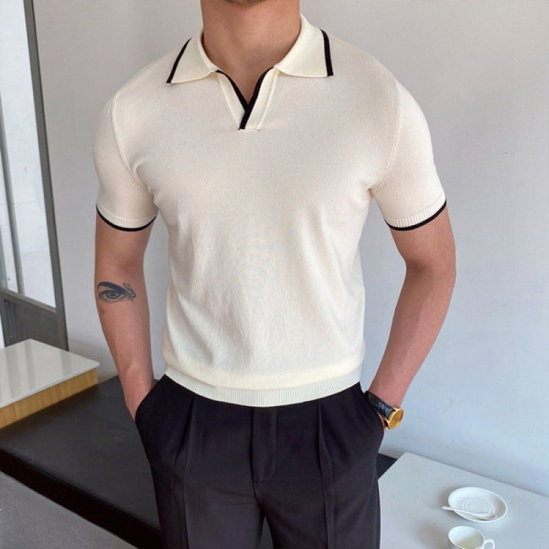 Thomas Tailor ™| V Collar Polo Shirt