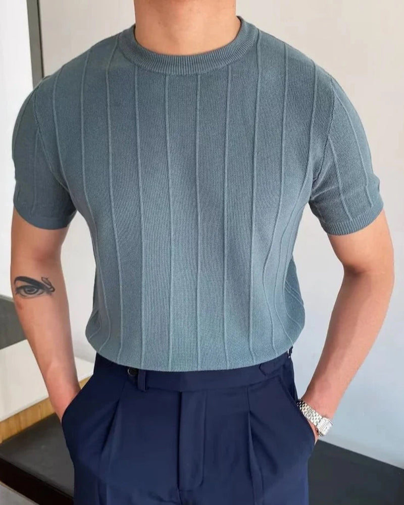 Thomas Tailor ™| Ribbed T-Shirt