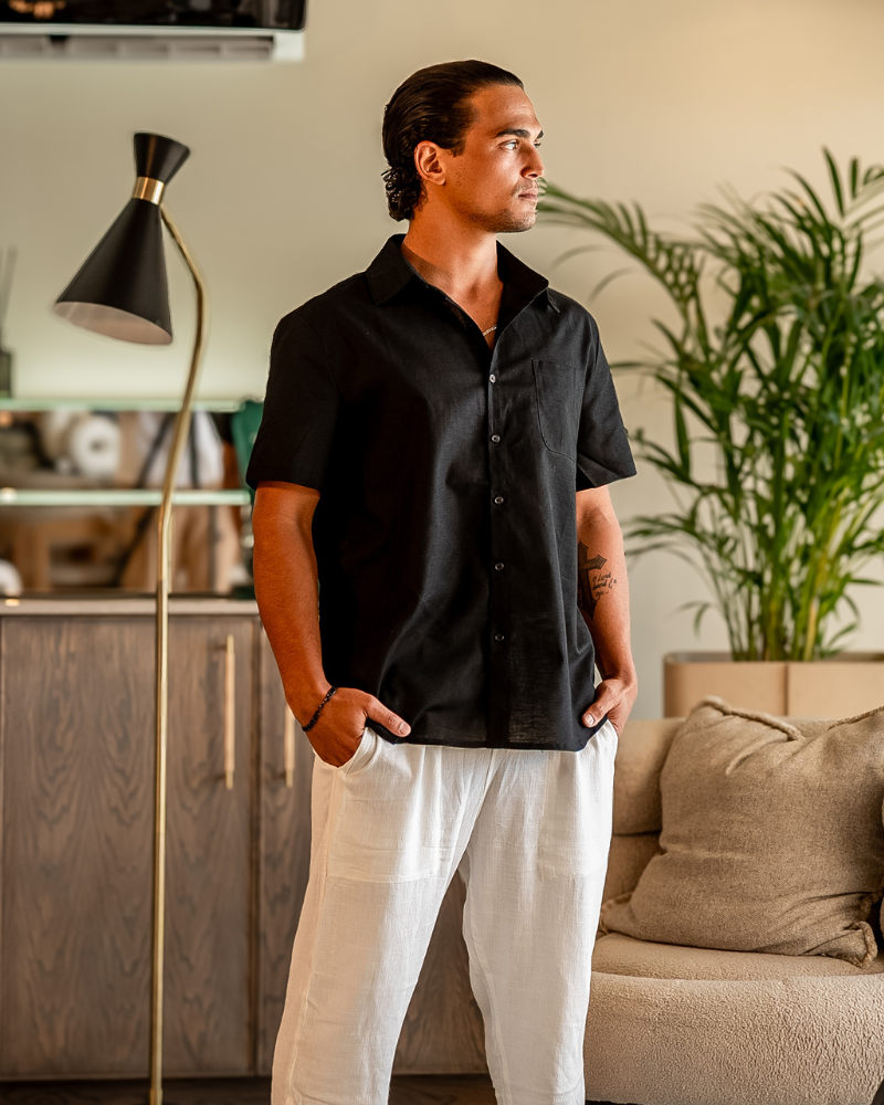 Thomas Tailor ™|Linen Shirt (Shortsleeve)