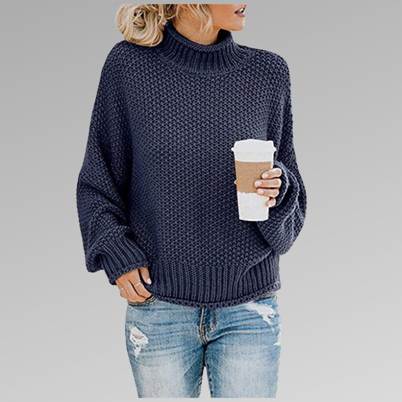Braelyn | High-Neck Knit Sweater