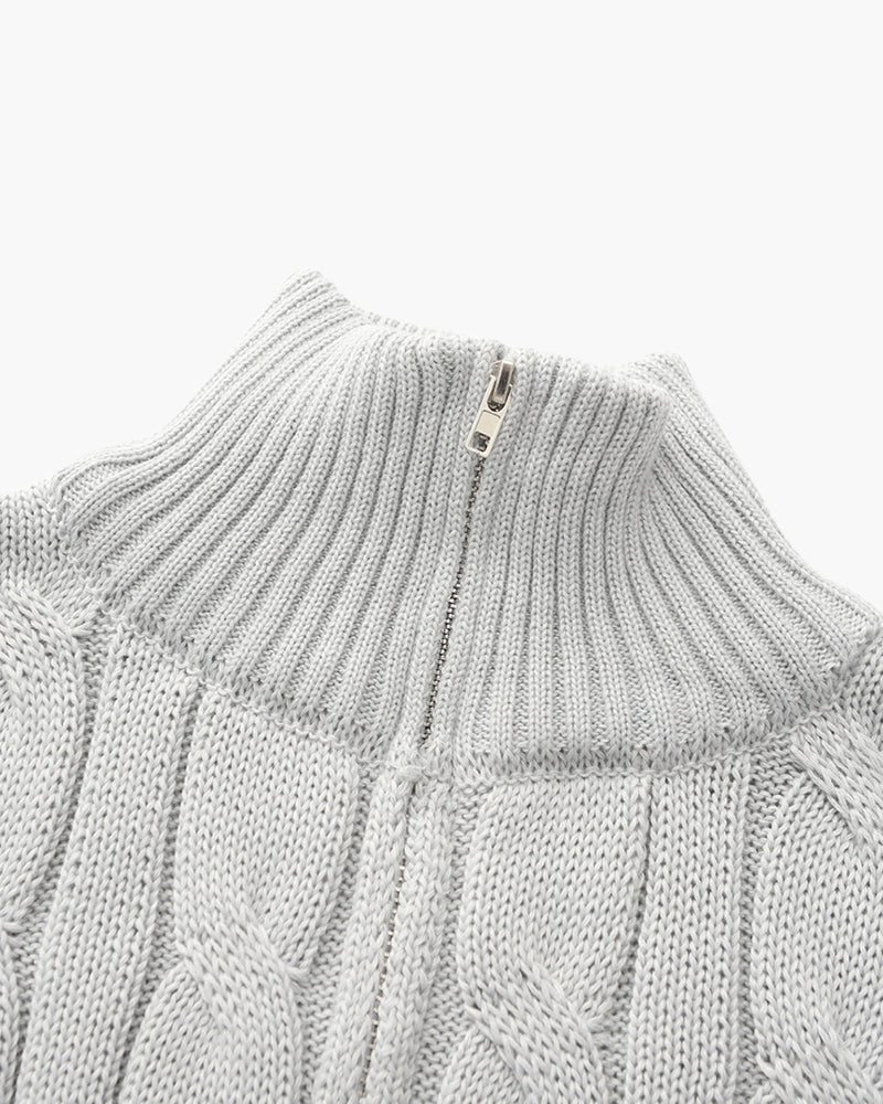 Thomas Tailor ™|Half Zip Sweater