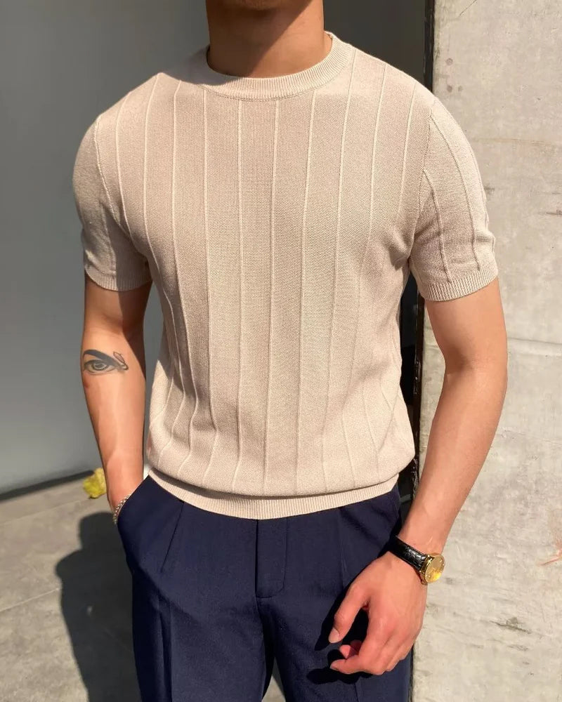 Thomas Tailor ™| Ribbed T-Shirt