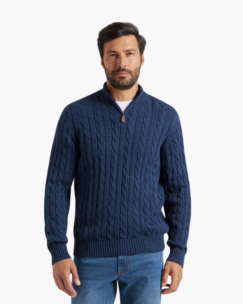 Thomas Tailor ™|Half Zip Sweater