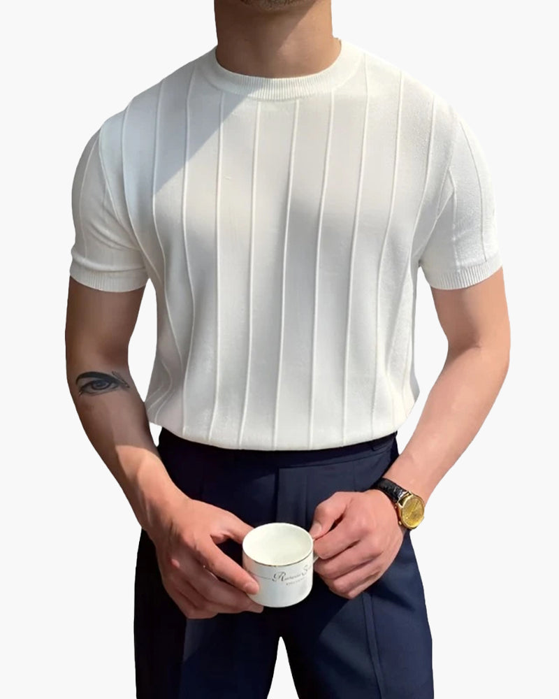Thomas Tailor ™| Ribbed T-Shirt