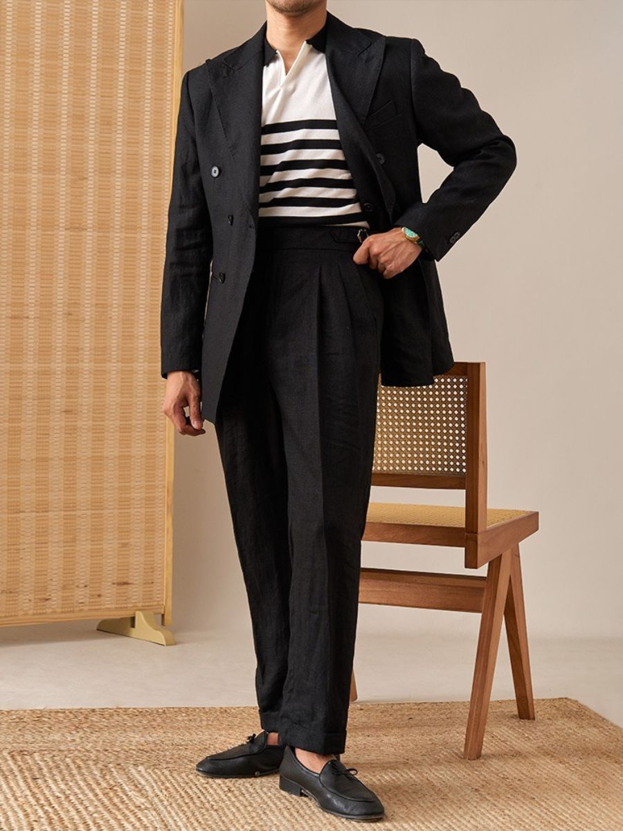 Thomas Tailor ™|Marini Capri High Waist Trousers 100% linen
