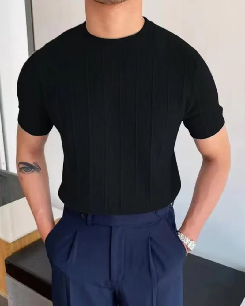 Thomas Tailor ™| Ribbed T-Shirt