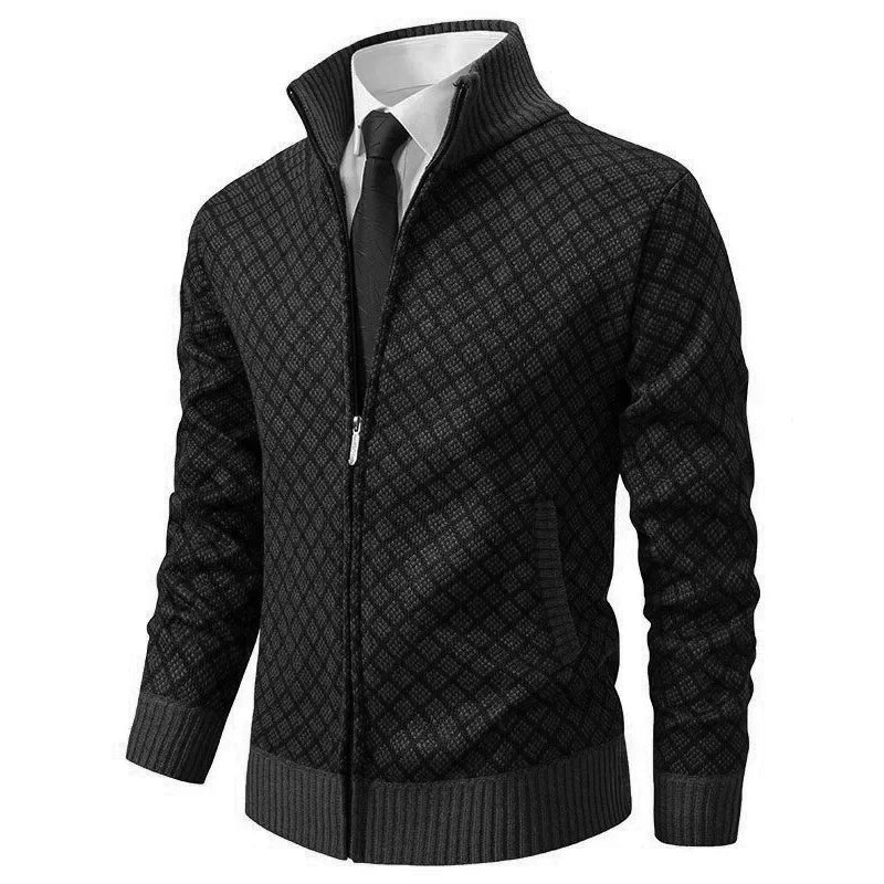 Thomas Tailor ™| Patterned Zip Cardigan