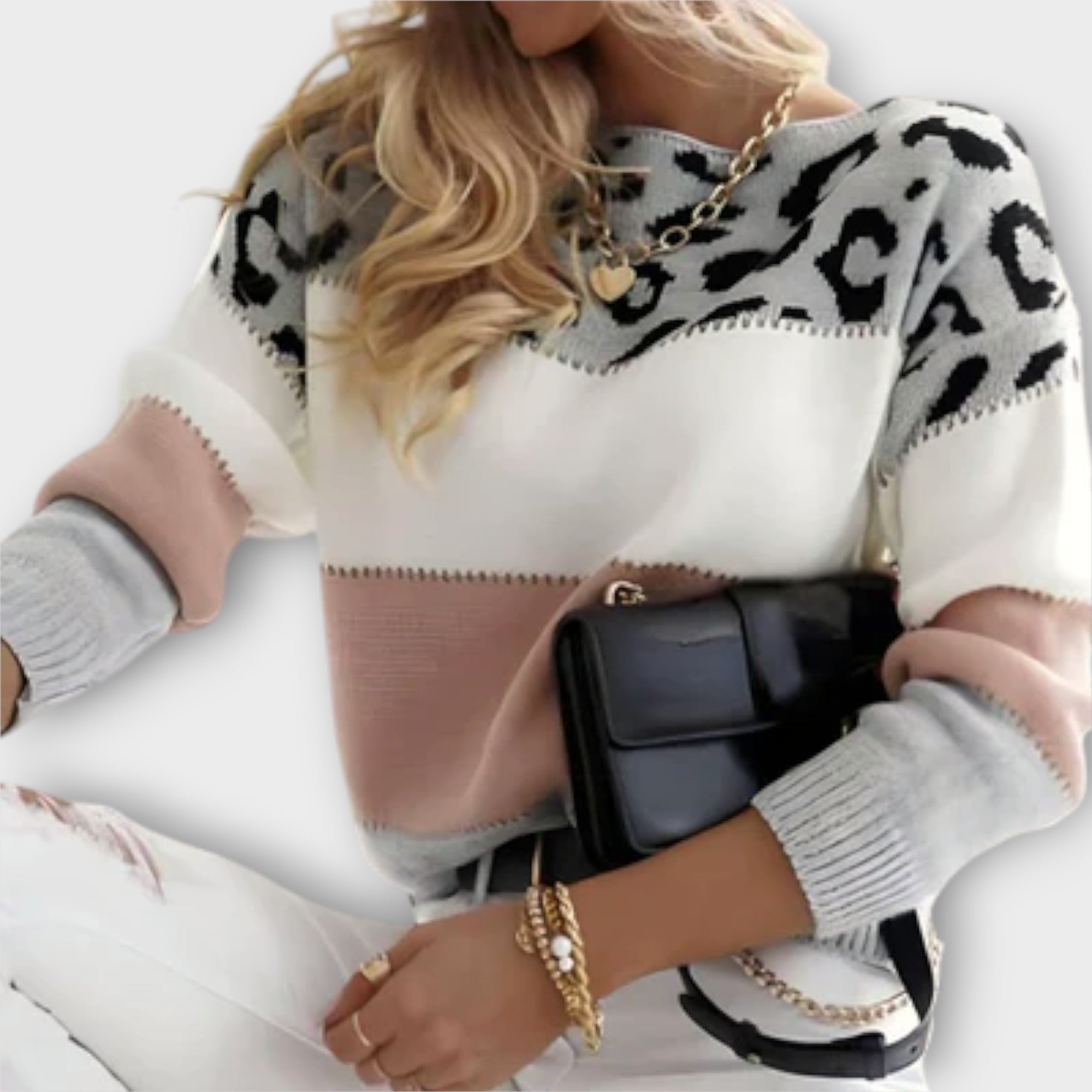 Jane™ | Casual Leopard Print Sweater