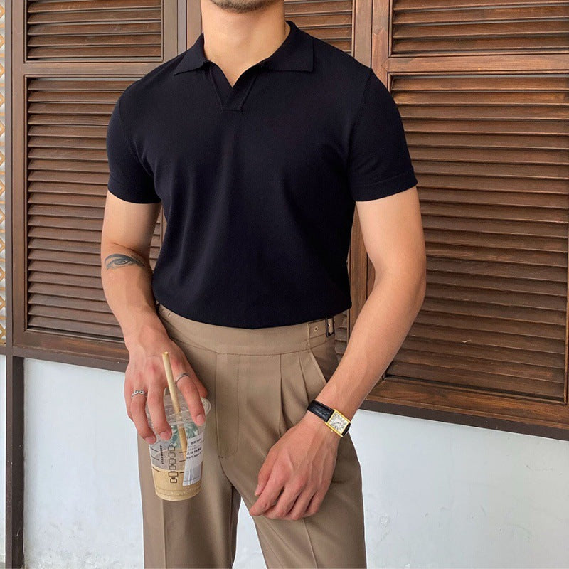 Thomas Tailor ™| V Collar Polo Shirt