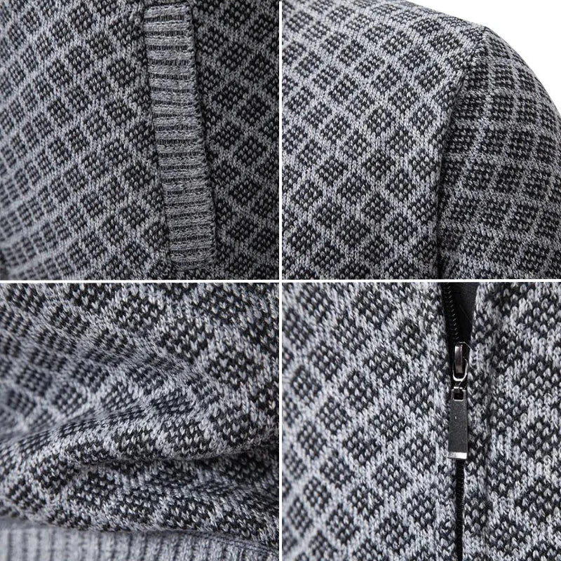 Thomas Tailor ™| Patterned Zip Cardigan