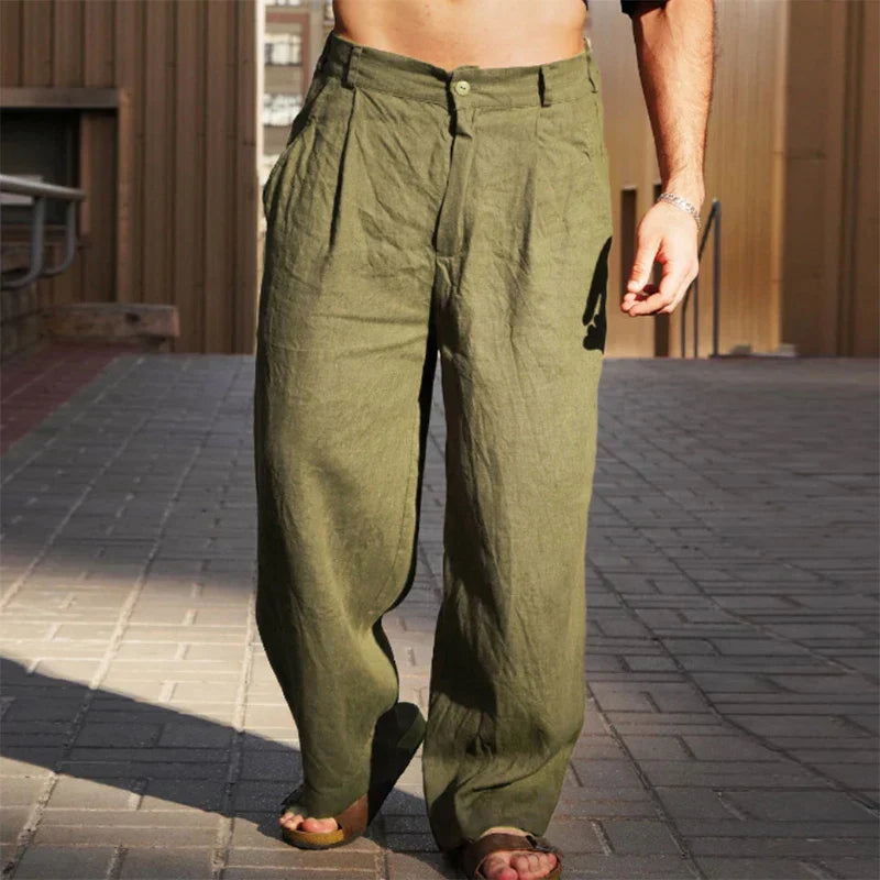 Thomas Tailor ™|Leg Linen Trousers