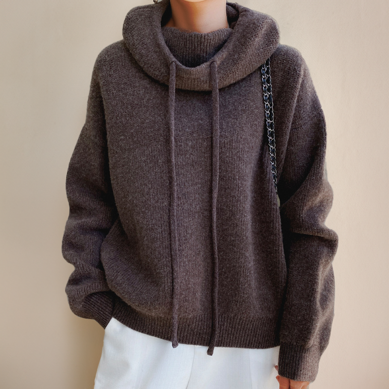 Elvire | Cozy Hooded Pullover Style