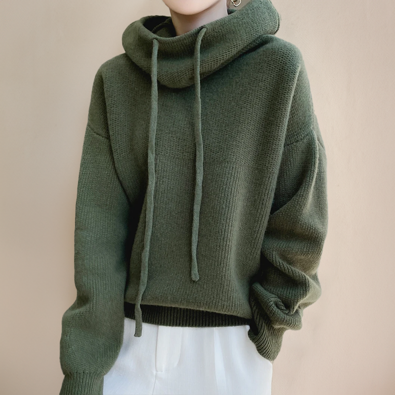 Elvire | Cozy Hooded Pullover Style