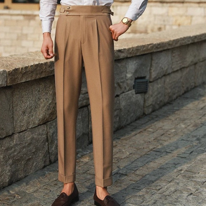 Thomas Tailor ™|PLEATED DOUBLE BUTTON TROUSERS