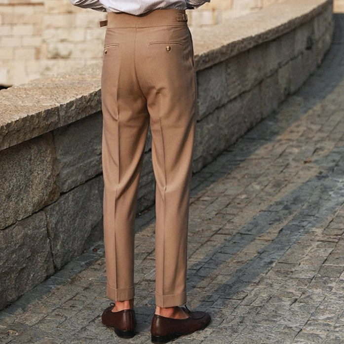 Thomas Tailor ™|PLEATED DOUBLE BUTTON TROUSERS