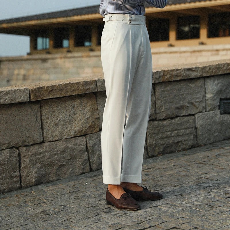 Thomas Tailor ™|PLEATED DOUBLE BUTTON TROUSERS