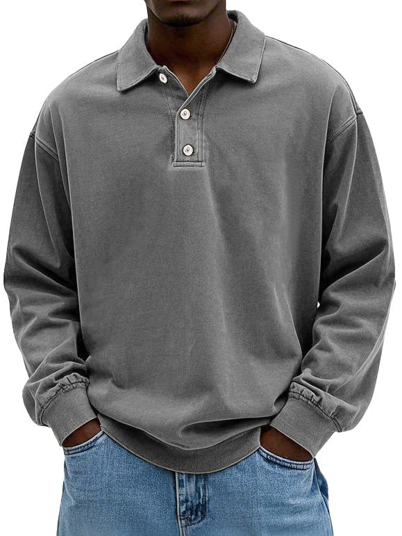 Thomas Tailor ™|Long-Sleeve Polo Sweater