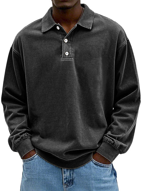Thomas Tailor ™|Long-Sleeve Polo Sweater