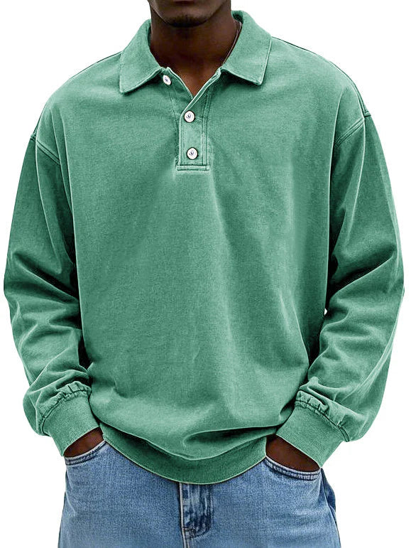 Thomas Tailor ™|Long-Sleeve Polo Sweater