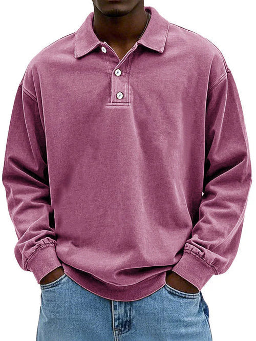 Thomas Tailor ™|Long-Sleeve Polo Sweater